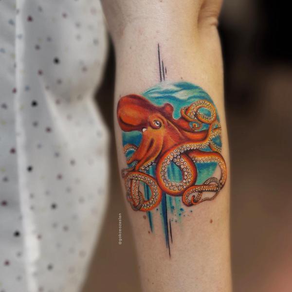 Close up of part of Andy's octopus tattoo by InkCaptain on DeviantArt