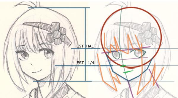 How To Draw Simple Anime Step by Step Drawing Guide by Dawn  DragoArt