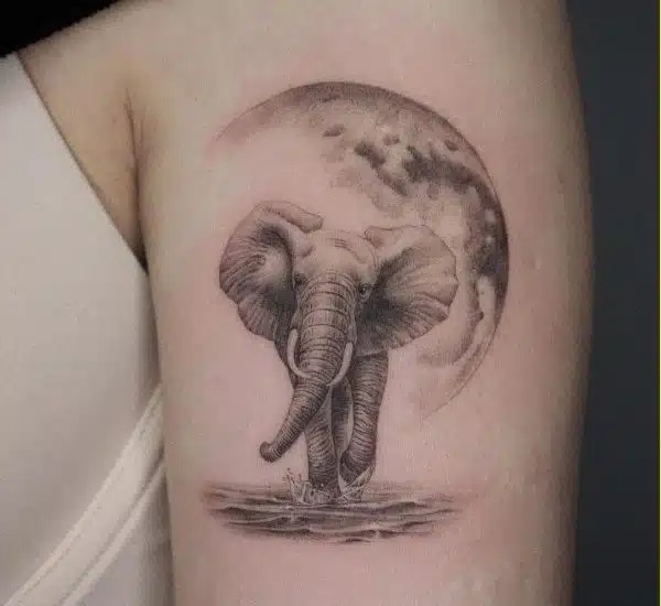 Earch elephant tattoo