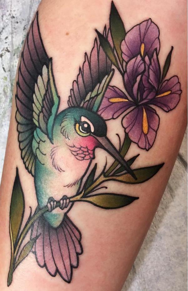 Hummingbird Tattoo | Tattoo was done by Chris Henry @ Tattoo… | Flickr