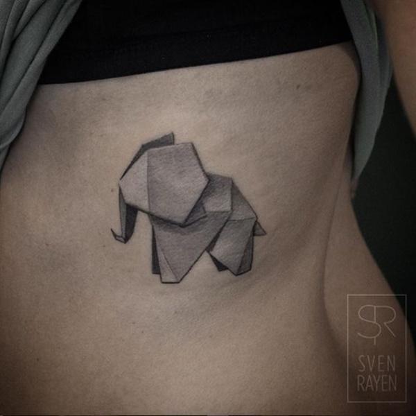 meaning of origami elephant tattoo