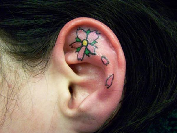 105 Ear Tattoo Ideas You'd Want To Consider Having Done | Bored Panda