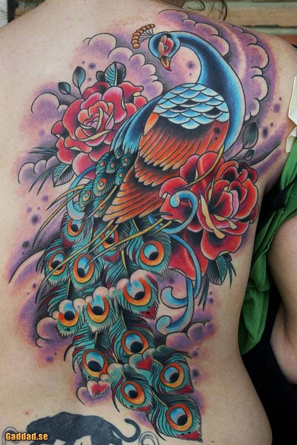Original Peacock Tattoo Idea