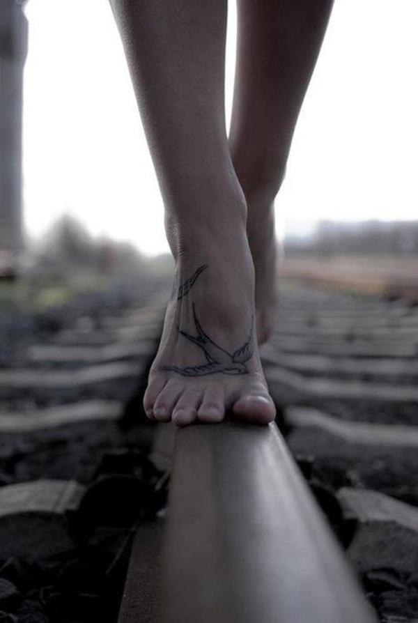 Swallow Feet Tattoo