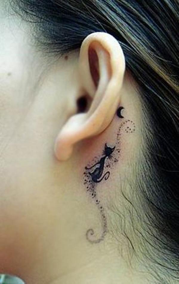 55 Incredible Ear Tattoos | Art and Design