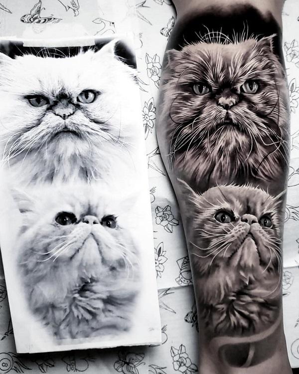 Tattoo uploaded by absolute tattoo art • Cat cool😸😸 #tattoo #tattoos  #tattooart #tattoothailand #cattattoo #art #pongrerocktattoo  #absolutetattooart • Tattoodo