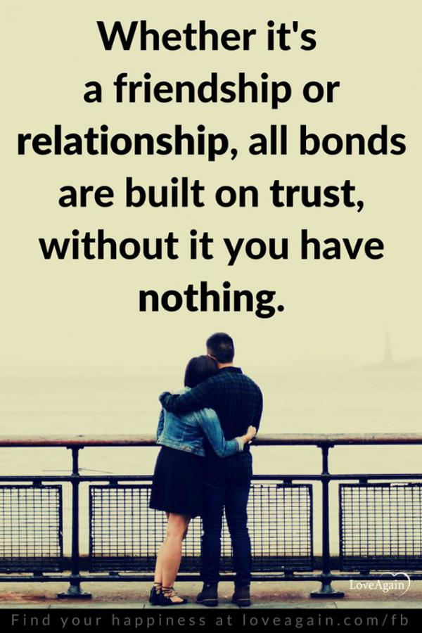 trust quotes and sayings for friendships