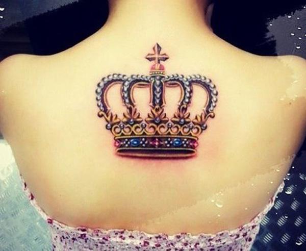 crown and heart tattoo designs