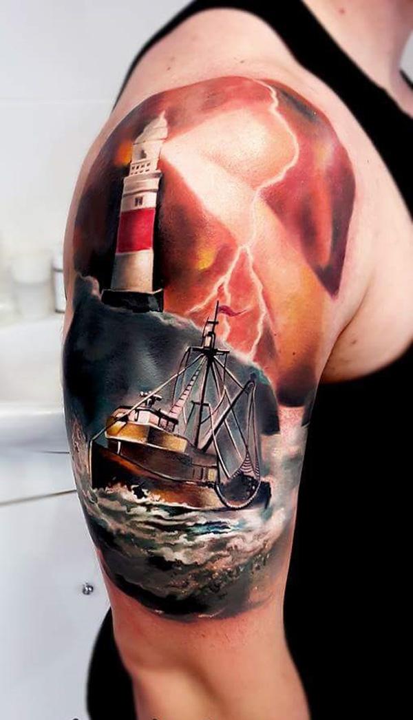 Shrimp boat tattoo  Boat tattoo Tattoos Shrimp boat