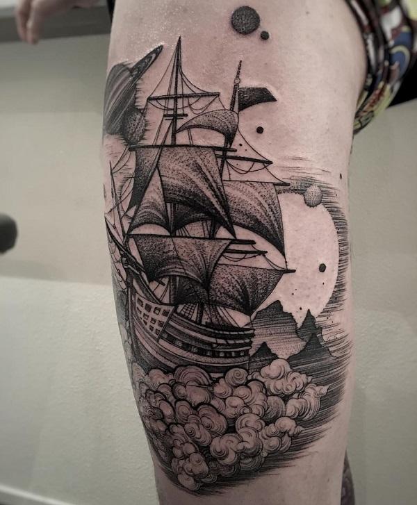 Details more than 75 nautical theme tattoo latest  thtantai2