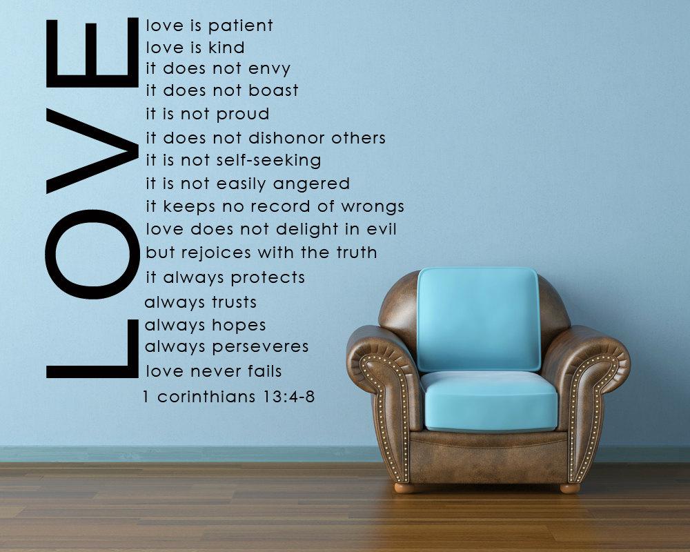 Love is patient love is kind | Art and Design