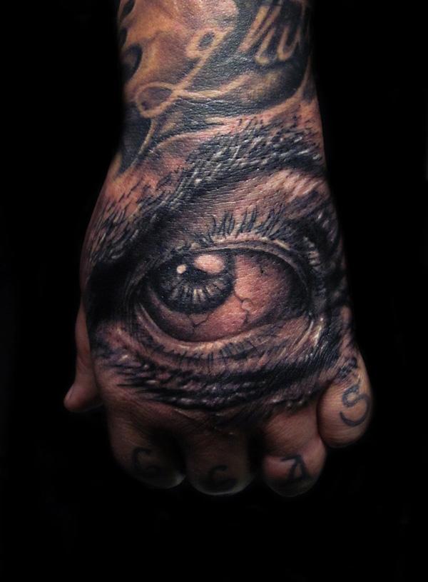 Hand eye by RYAN MIRACLE WOODLANDS TX TattooNOW