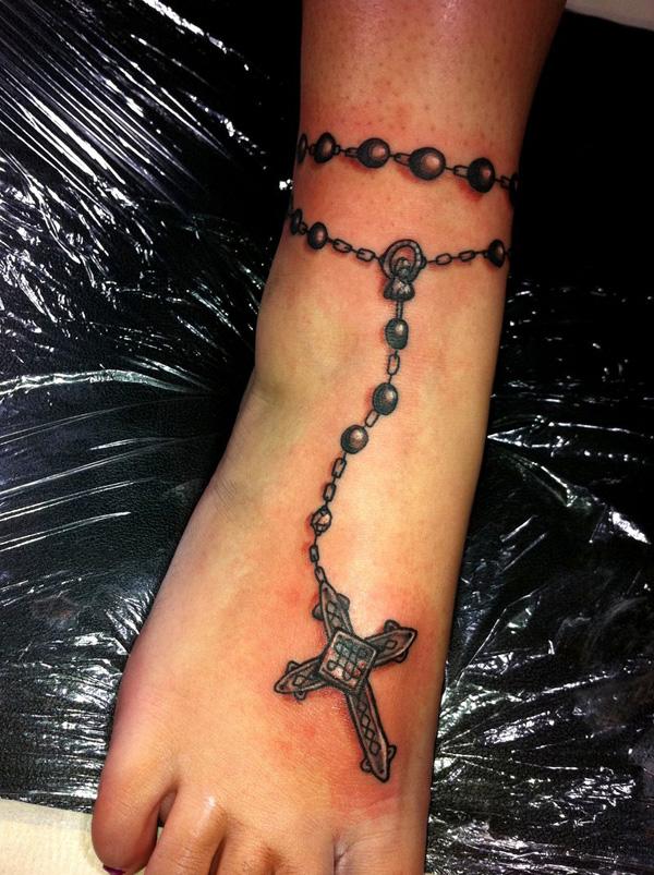 75 Charming Ankle Bracelet Tattoos With Mind Blowing Designs!