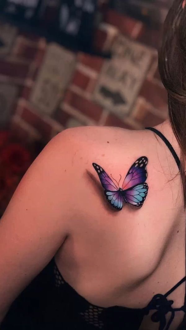 Tattoo uploaded by ARTISTICA TATTOO SG  Old school traditional butterfly  tattooed by our artist Meng Interested in getting a piece of tattoo by him  just drop us a message here or
