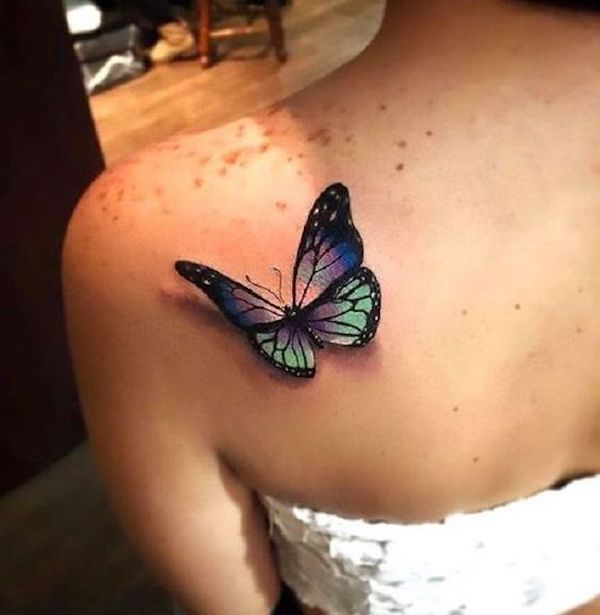 3D Butterfly Tattoos: Realism in Ink and Art
