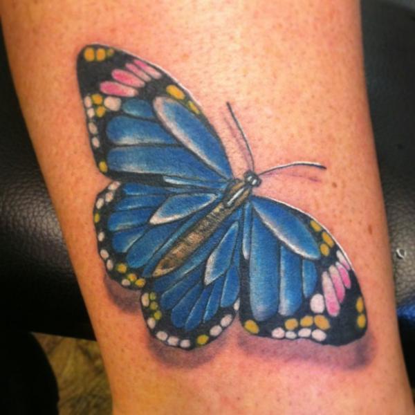 3D Butterfly Tattoos – A Beautiful Blend of Art and Meaning | Art and ...