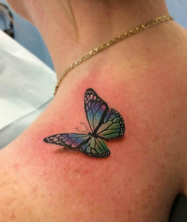 3D Butterfly Tattoos – A Beautiful Blend of Art and Meaning | Art and ...