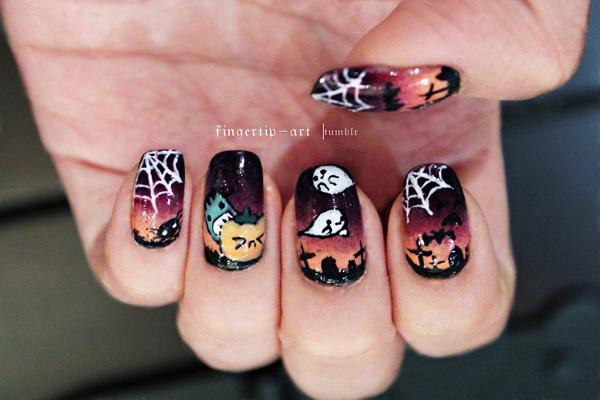 50 Cool Halloween Nail Art Ideas | Art and Design