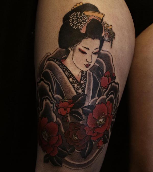 110 Beautiful Geisha Tattoos You will Love | Art and Design