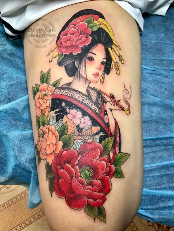 110 Beautiful Geisha Tattoos You will Love | Art and Design