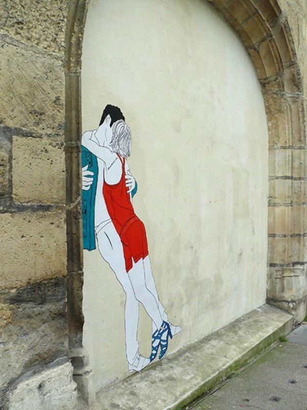 10 Breathtaking Pieces of Love Street Art | Art and Design