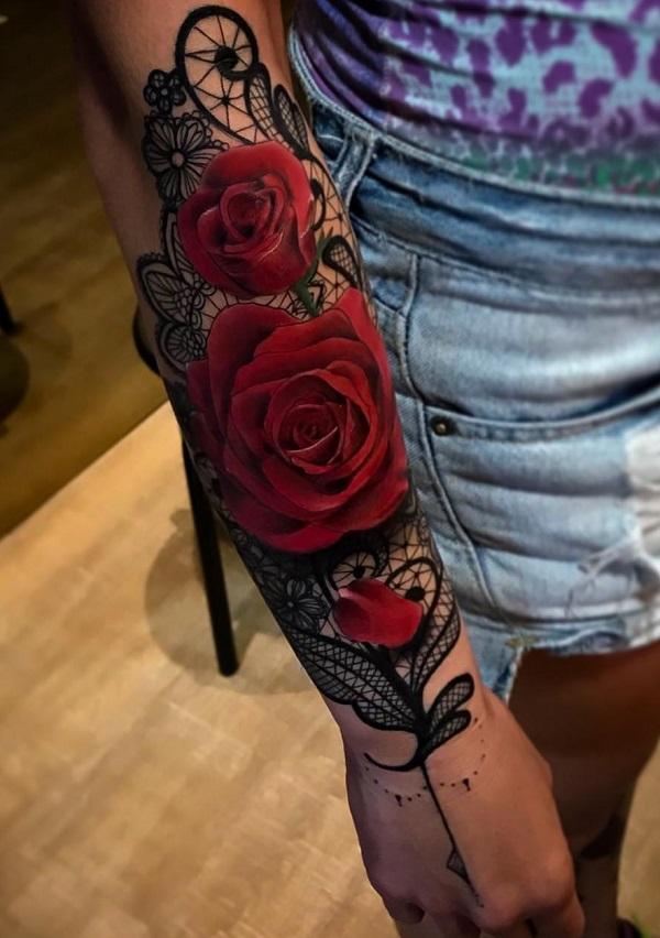 Roses  Lace  Tattoo Abyss Montreal