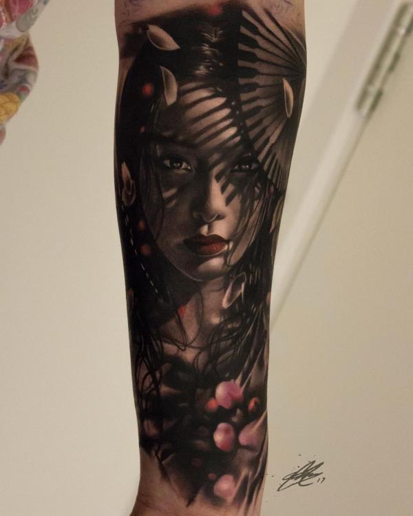 110 Beautiful Geisha Tattoos You will Love | Art and Design