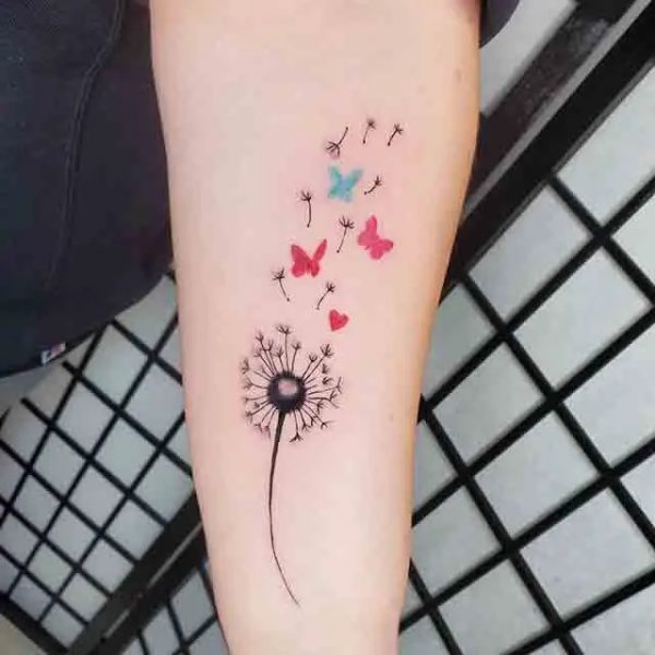 100 Dandelion Tattoo Designs for Women | Art and Design