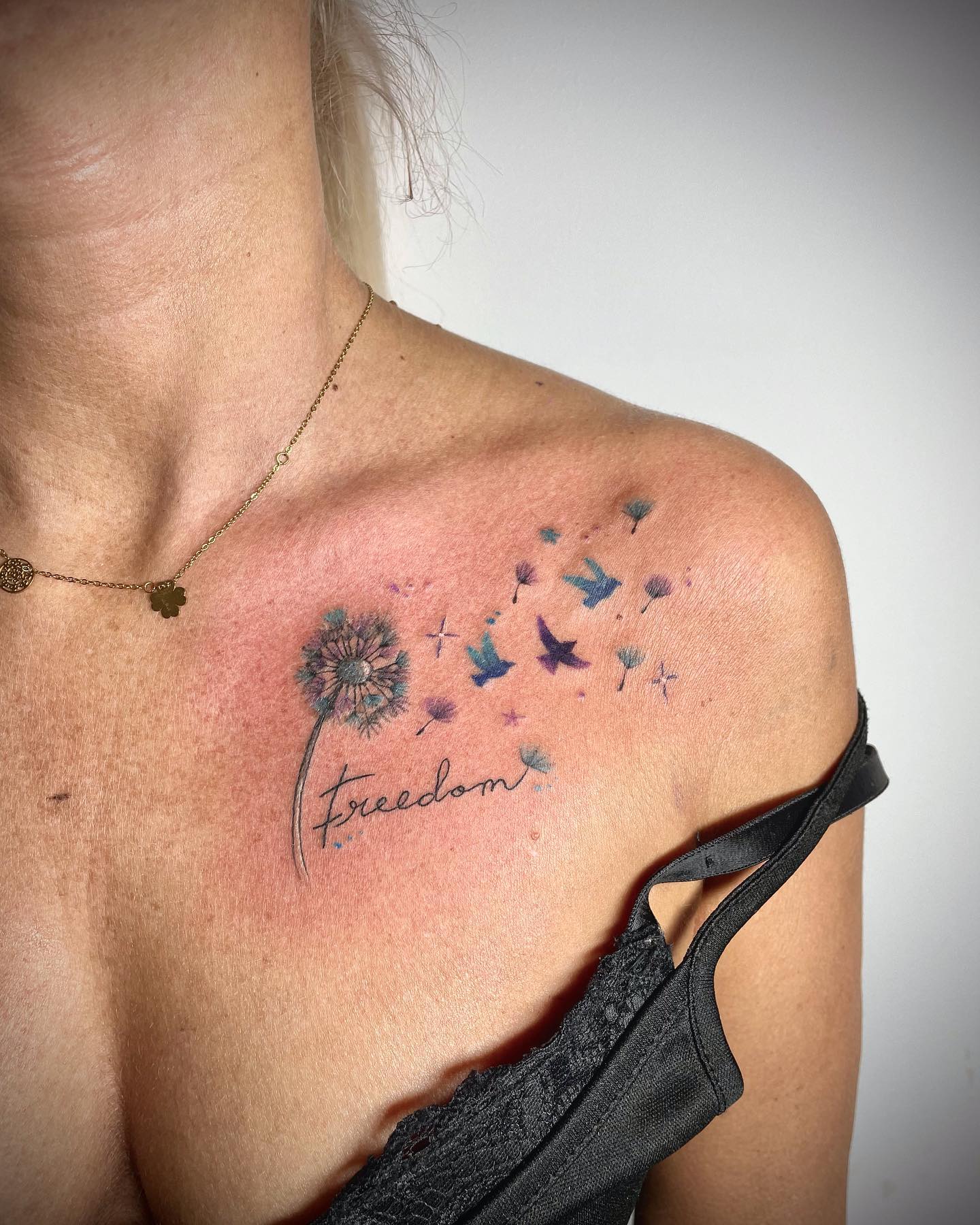 dandelion tattoo by Haley Adams : Tattoos
