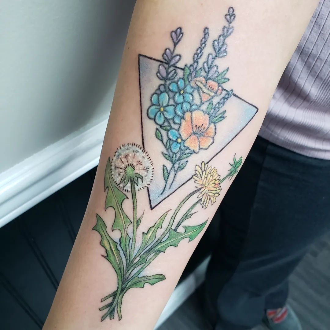 Small Dandelion Temporary Tattoo - Set of 3 – Little Tattoos