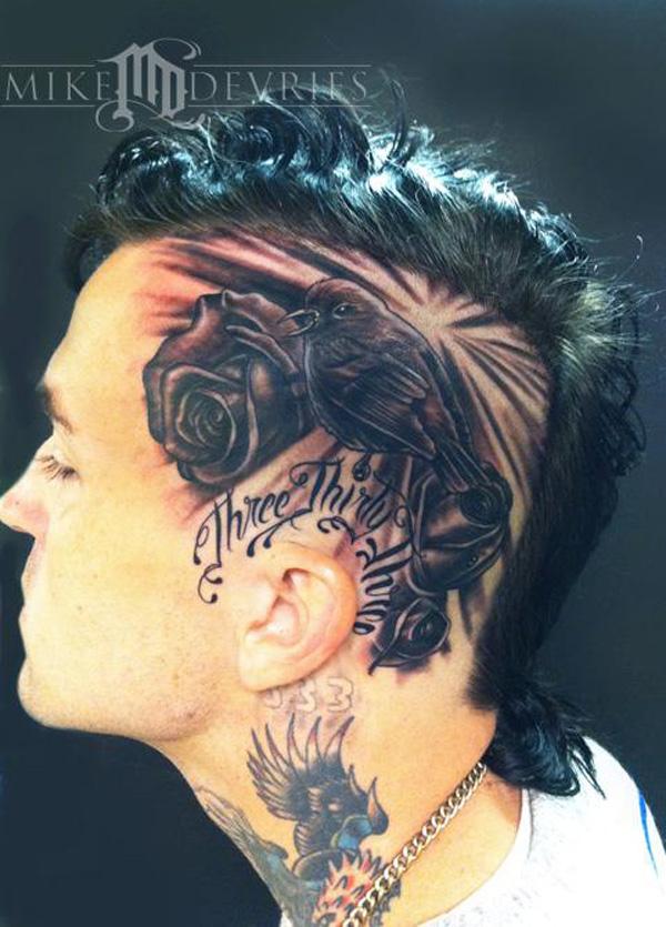 45 Amazing Head Tattoo Styles And Ideas