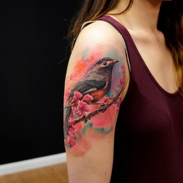 50+ Examples of Colorful Tattoos | Art and Design