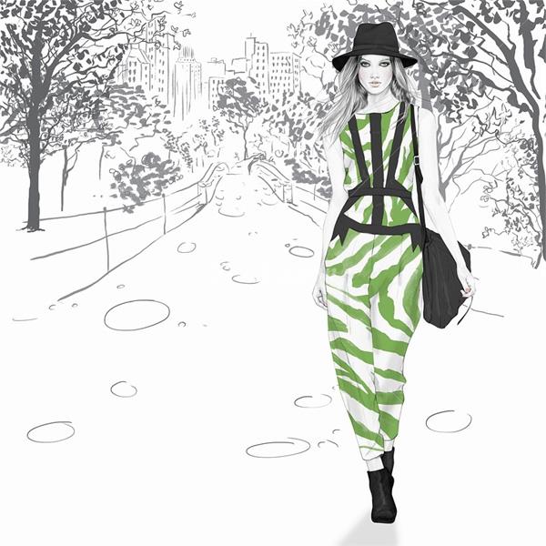 Chic Fashion Illustrations by Kelly Smith | Art and Design