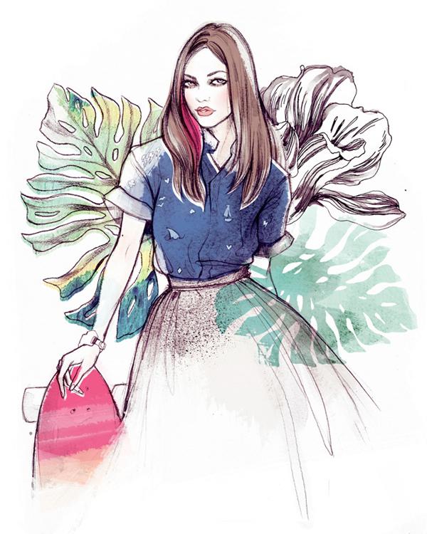 Fashion Illustrations by Soleil Ignacio | Art and Design