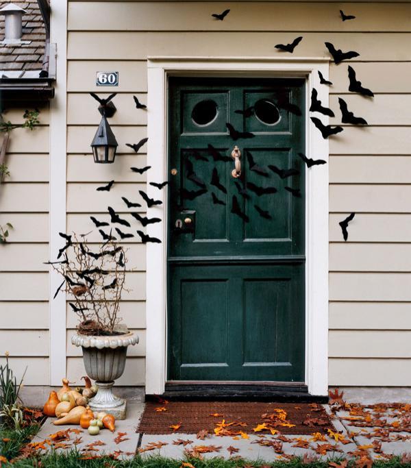 Bat-Filled Front Door