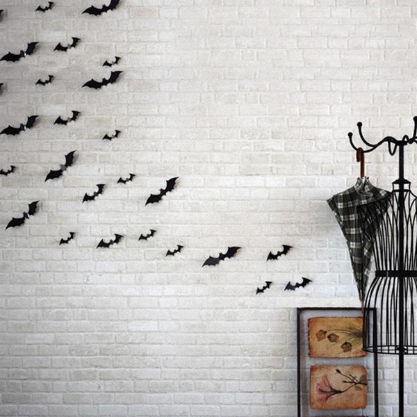 Bat on the wall halloween decorations diy