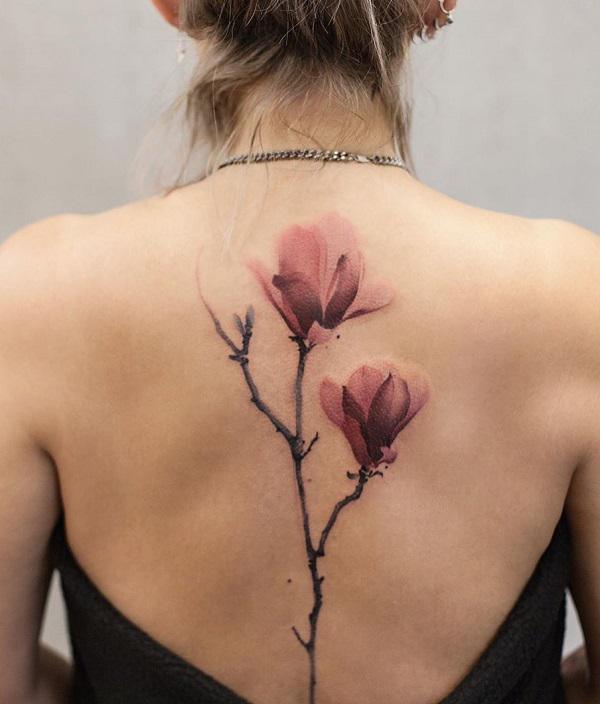 magnolia flower tattoo by TattnRoll on DeviantArt