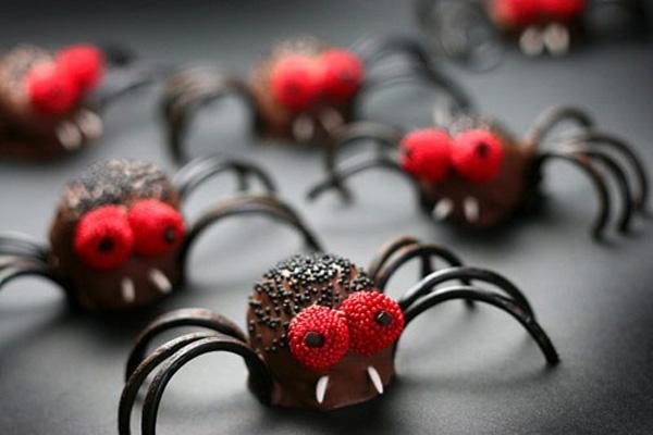 Spider brownie bites!