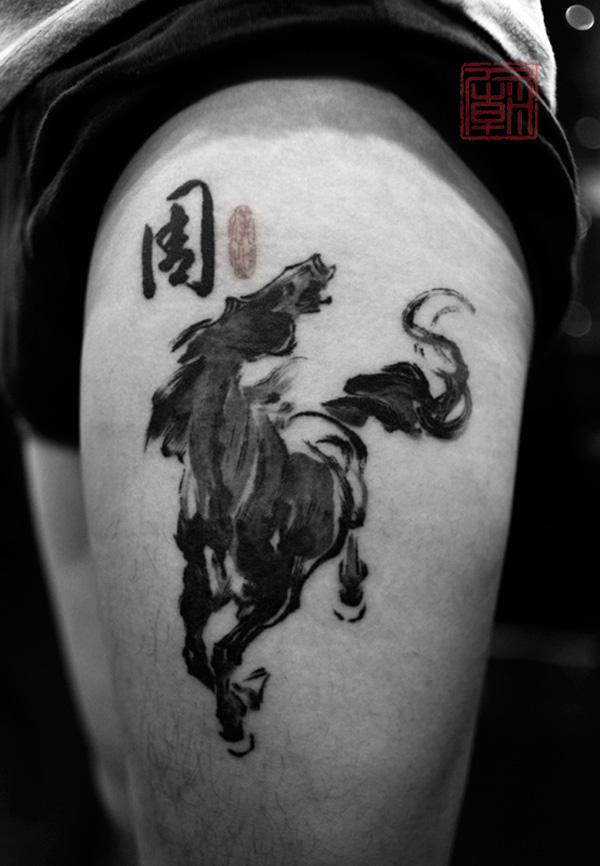 20 Japanese Horse Tattoo Pic Stock Photos Pictures  RoyaltyFree Images   iStock