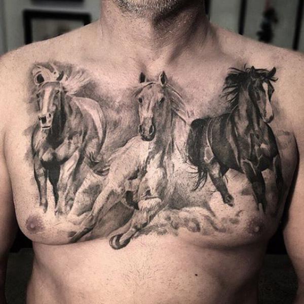 Running Horses Arm Tattoo | Feather tattoos, Cowgirl tattoos, Mom tattoos