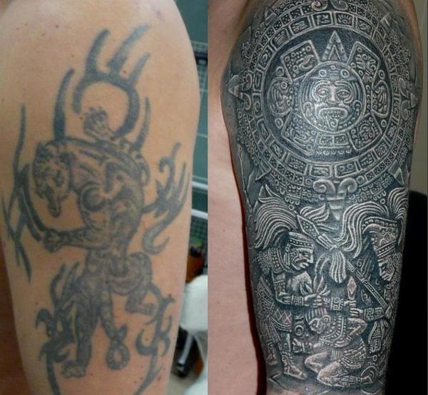 Simple Cover up Tattoo that will amaze you
