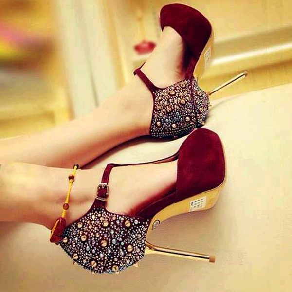 stylish heel shoes for ladies