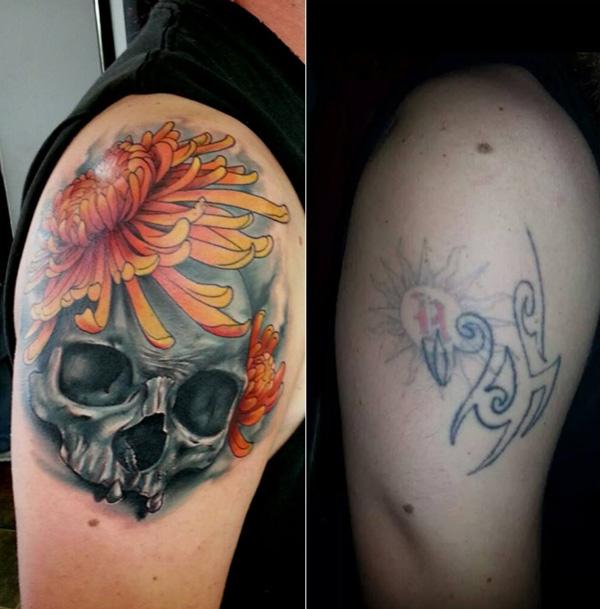 rose coverup hand tattoo by Boston Rogoz  Tattoos