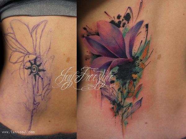150 Female Cover Up Tattoos For Women 2023 Before After Pictures