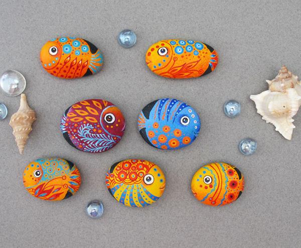 35 DIY Ideas of Painted Rocks | Art and Design