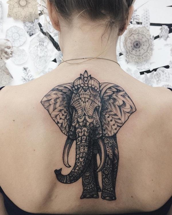 Sketchy dotwork elephant done this morning 😁😁 great way to start the  week. : r/tattoo
