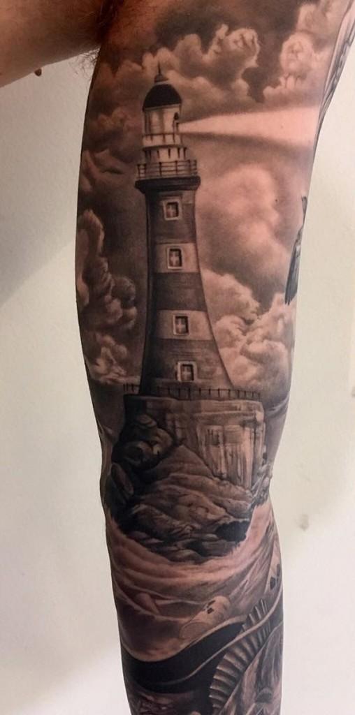 30+ Lighthouse Tattoo Ideas | Cuded