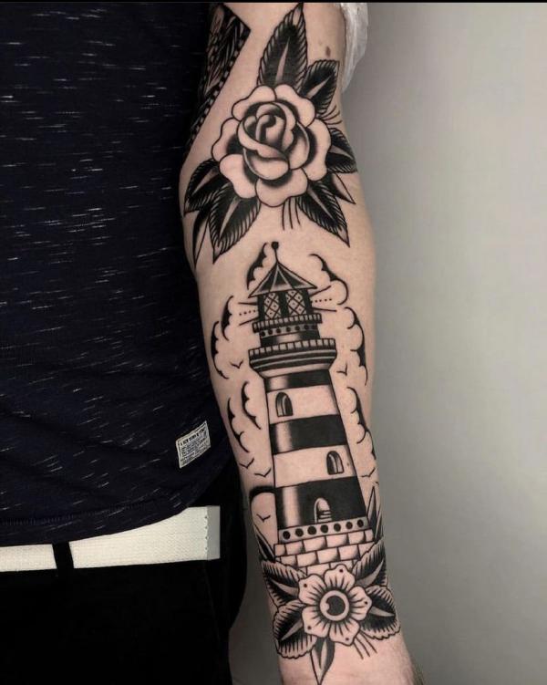 Lighthouse by Stefano Alcantara : Tattoos