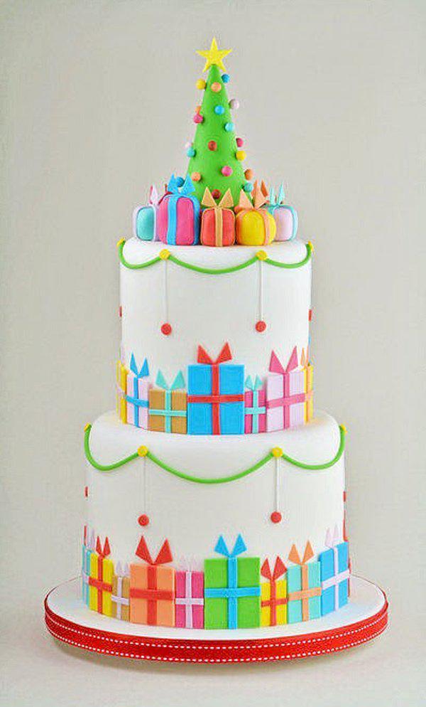 40+ Christmas Cake Ideas Art and Design