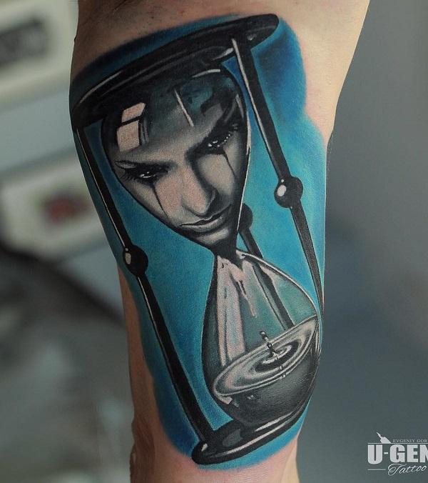 100 Meaningful Hourglass Tattoo Designs